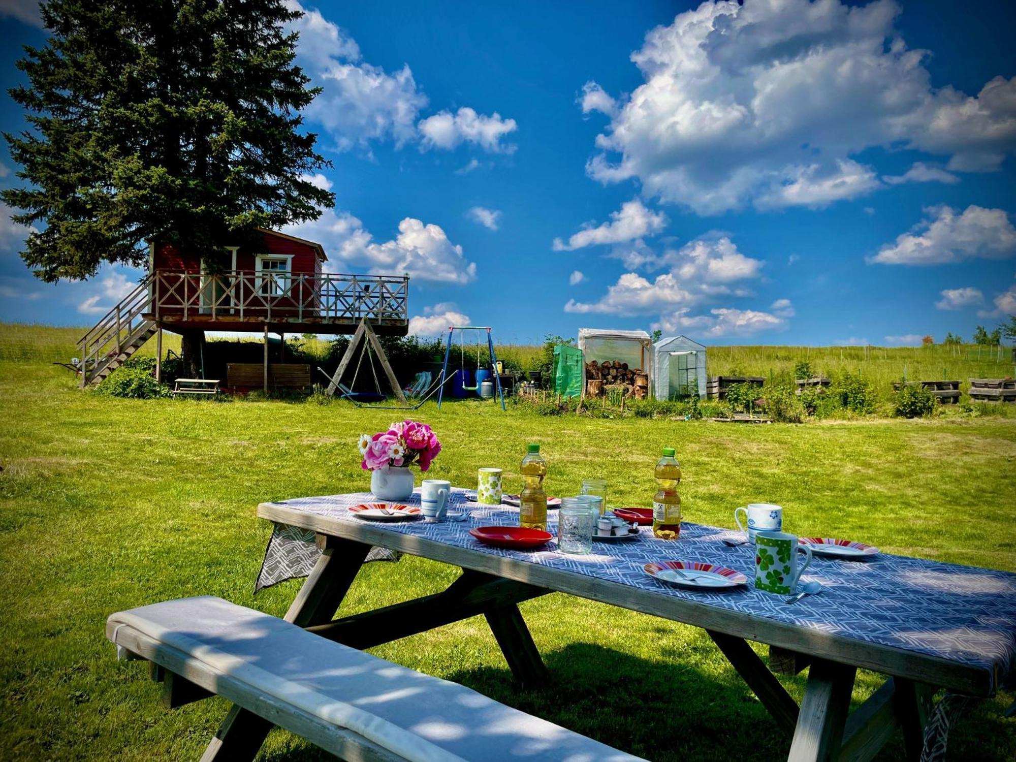 Ferienwohnung-Familienidylle-Im-Vogtland-80Qm Neumark  エクステリア 写真